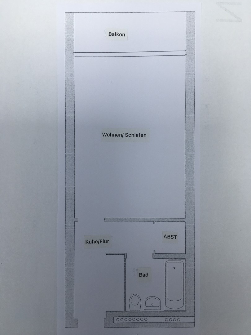 Eine schöne 1-Zi.-Wohnung mit toller Aussicht in der Nähe der U-Bahn von Privat – München – Vorschaubild 21