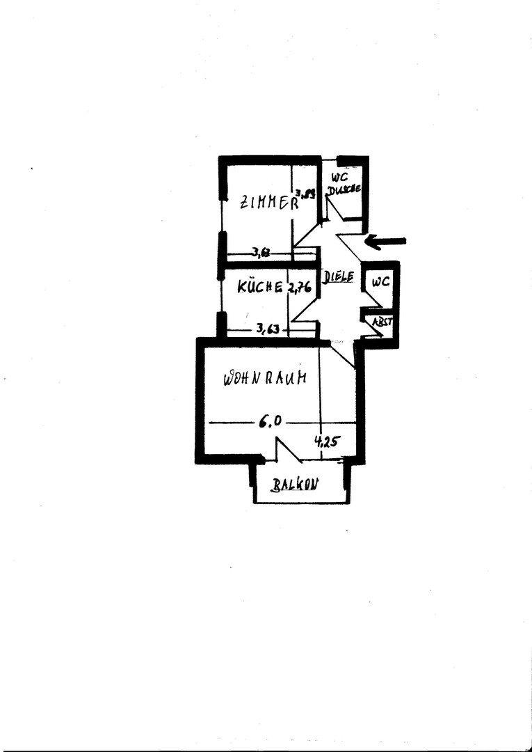 Ihre 2-Zimmer-Wohnung mit Südbalkon in Mudersbach – Mudersbach – Vorschaubild 7