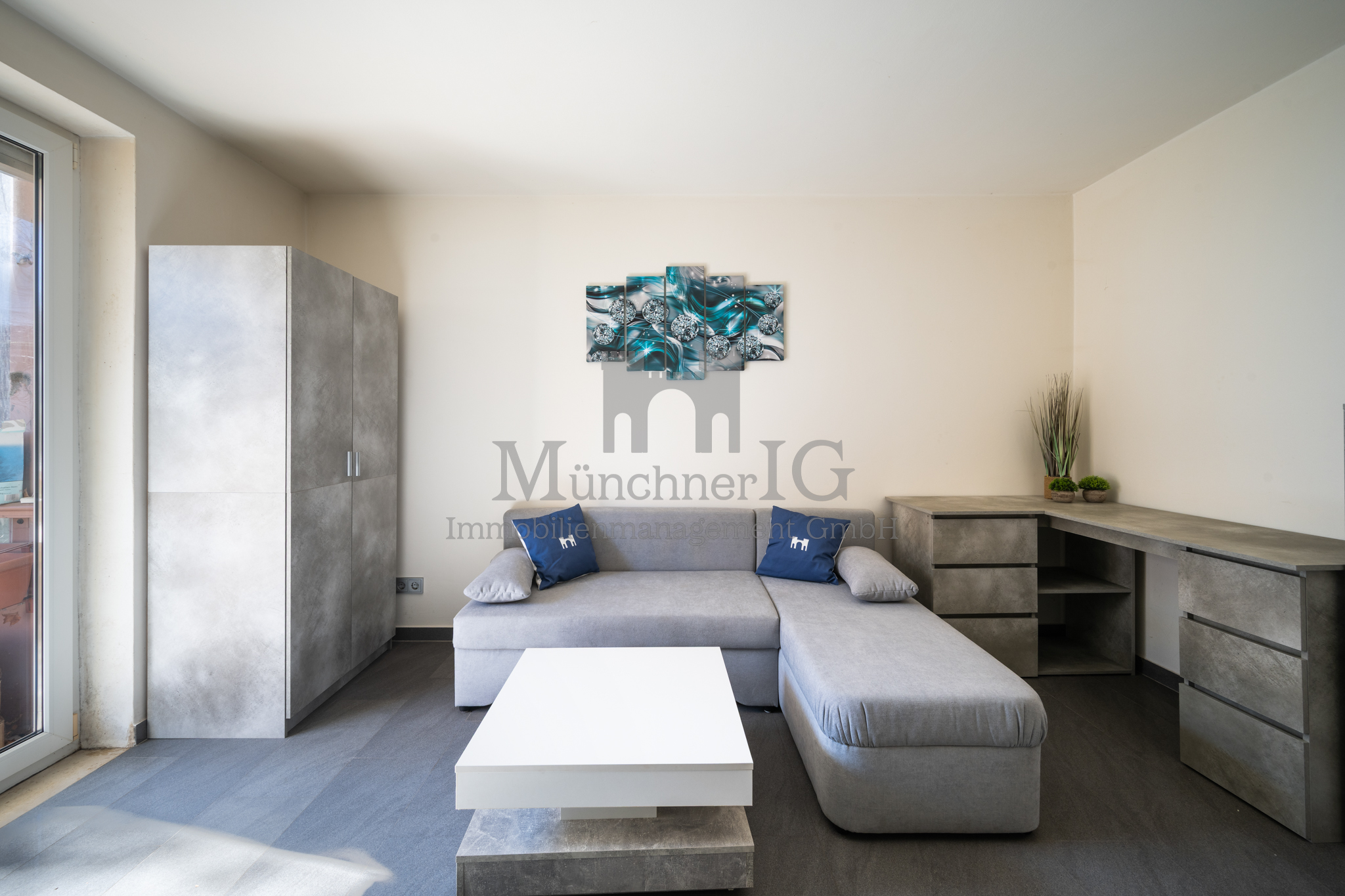 MÜNCHNER IG: Charmante Gartenwohnung mit Balkon, perfektem Wohnkomfort & optimalem Grundriss – München – Vorschaubild 3