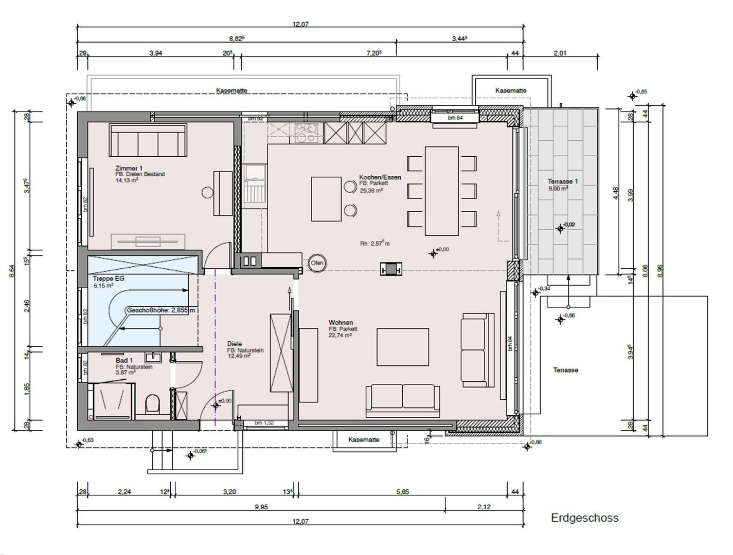 Charmantes Einfamilienhaus mit großem Südgarten in Groß Flottbek – Hamburg – Vorschaubild 20
