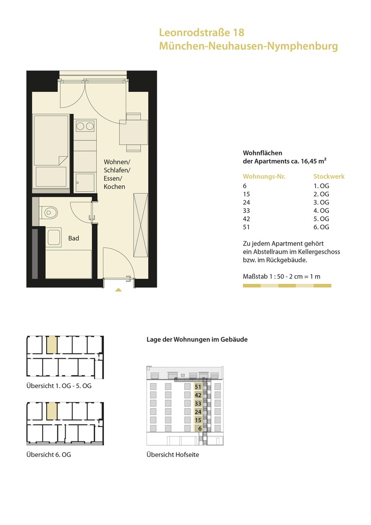 Leonovum - Apartments - Rotkreuzplatz (München-Neuhausen) - Erstbezug – München – Vorschaubild 6