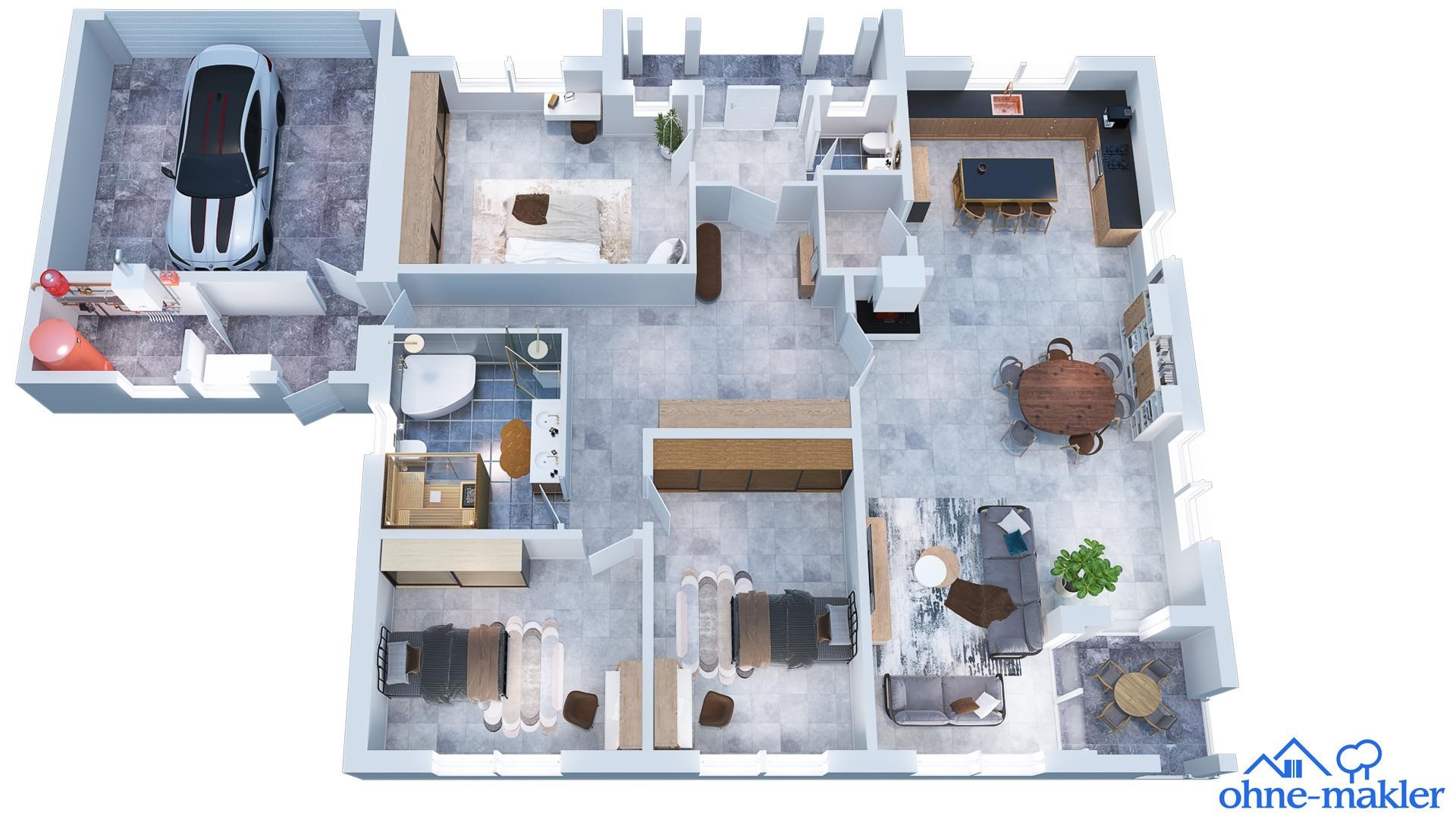Exklusiver Bungalow - 2,80 m Deckenhöhe & Ausbaureserve – provisionsfrei in ruhiger Lage – 88422 Bad Buchau – Vorschaubild 34
