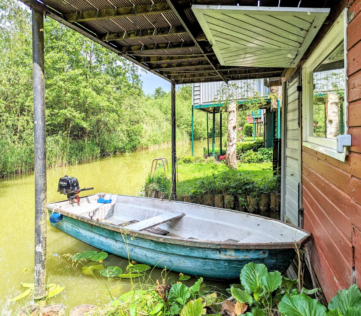 Reetgedecktes Bootshaus an der Mildenitz in Goldberg – Goldberg – Vorschaubild 25