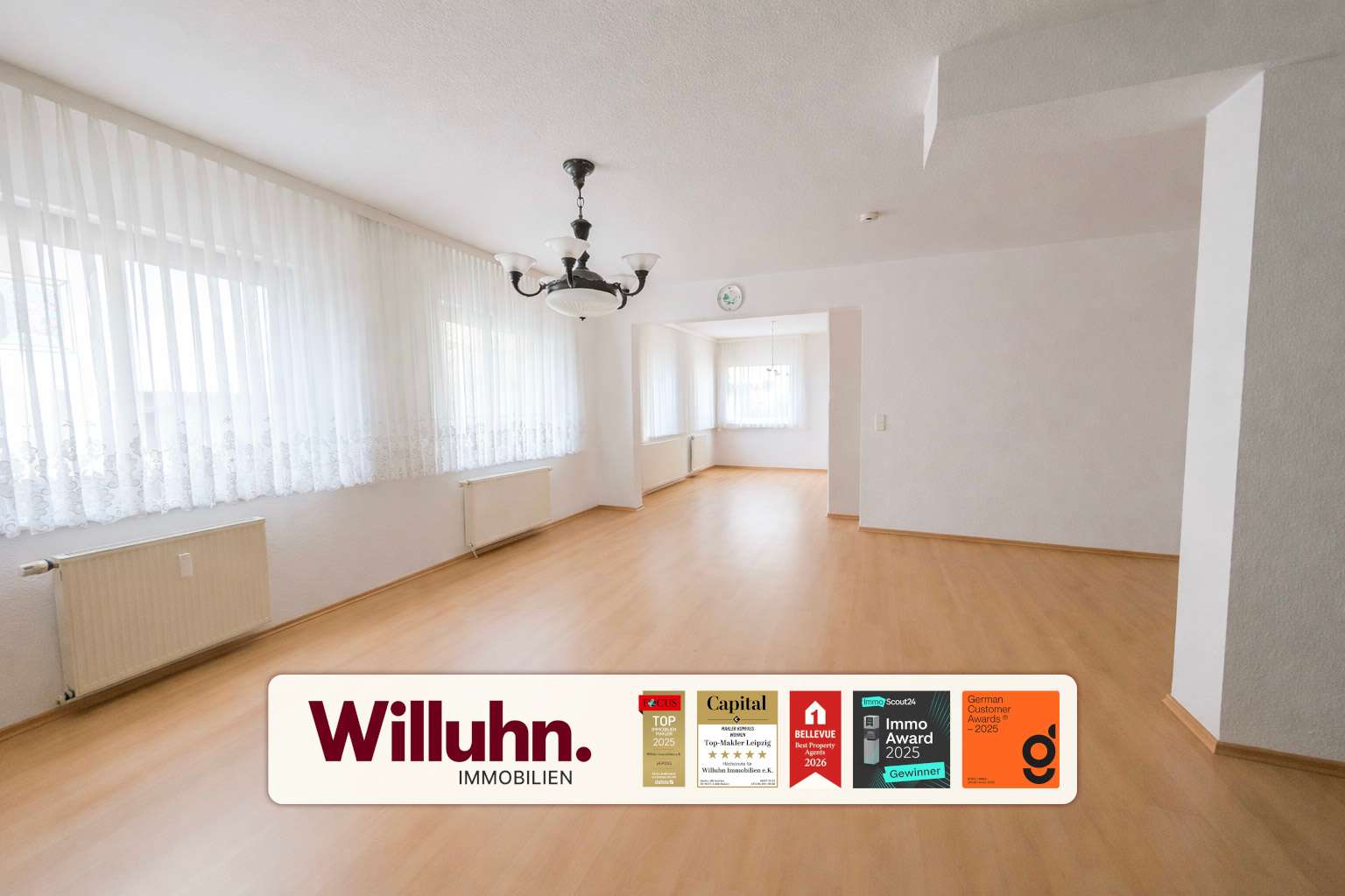 Komfortables Wohnen mit Hauscharakter | Großzügige EG-Wohnung mit Kamin, Gartenanteil & Garage