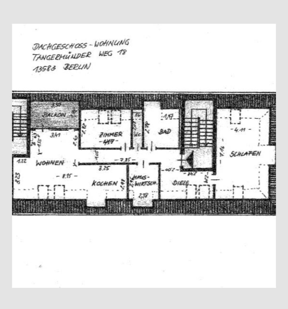 Provisionsfrei: Exklusive, lichtdurchflutete 3½ Zimmer Dachgeschosswohnung mit Ausbaureserve – Berlin – Vorschaubild 30
