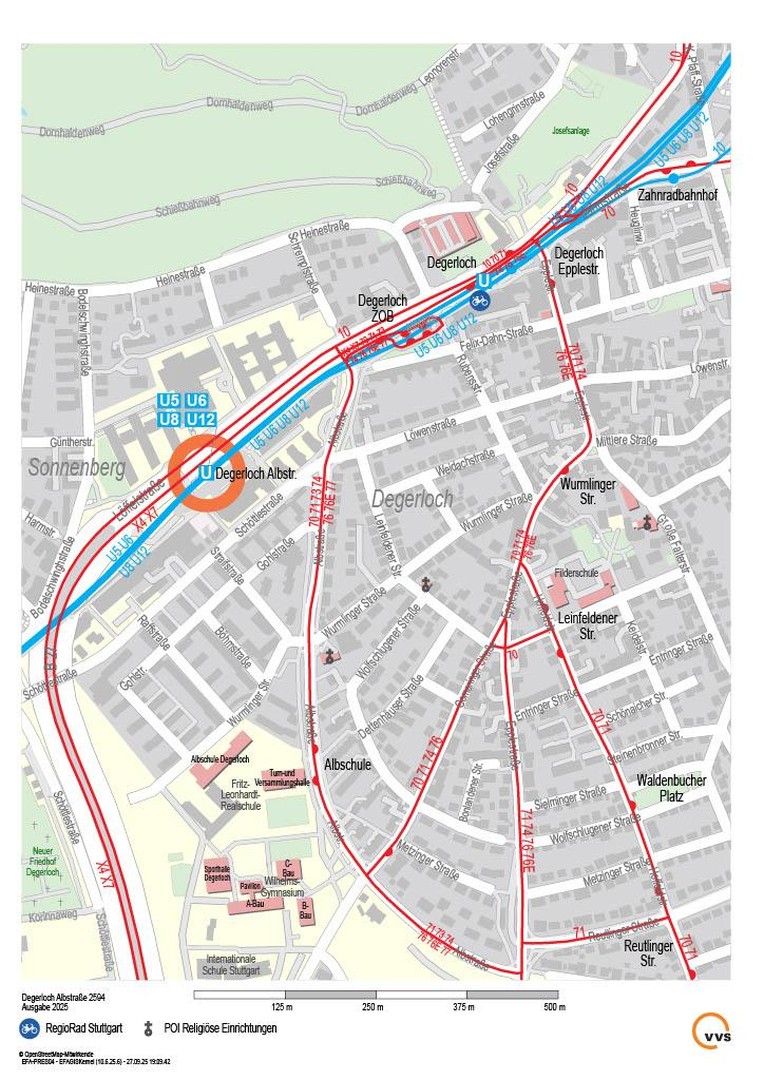 2,5-Zimmer mit EBK, Balkon, Tageslichtbad, Gästebad/WC und Abstellraum provisionsfrei – Stuttgart-Degerloch – Vorschaubild 30