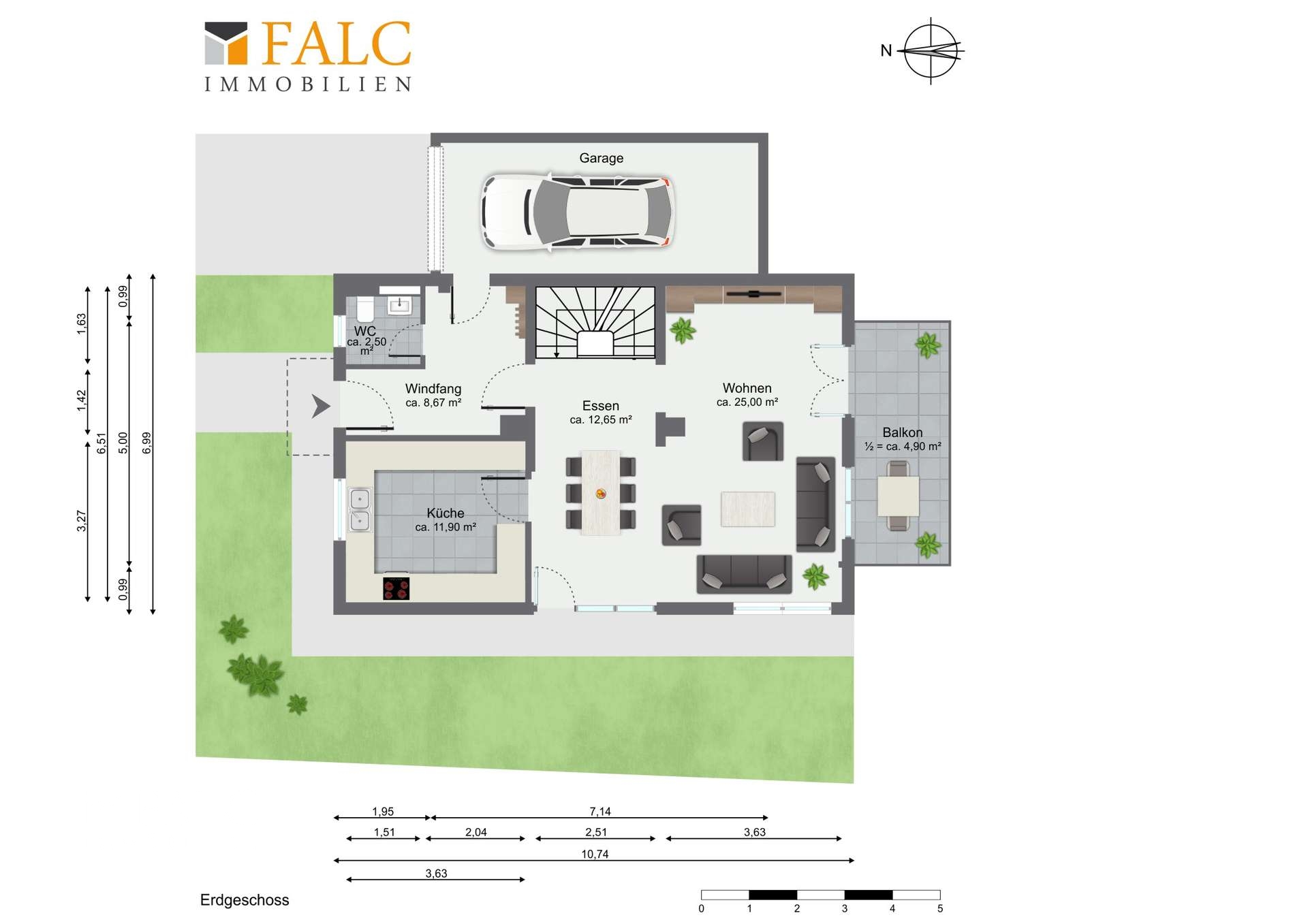 Elegant mit viel Platz - FALC Immobilien – Langenbrettach – Vorschaubild 23