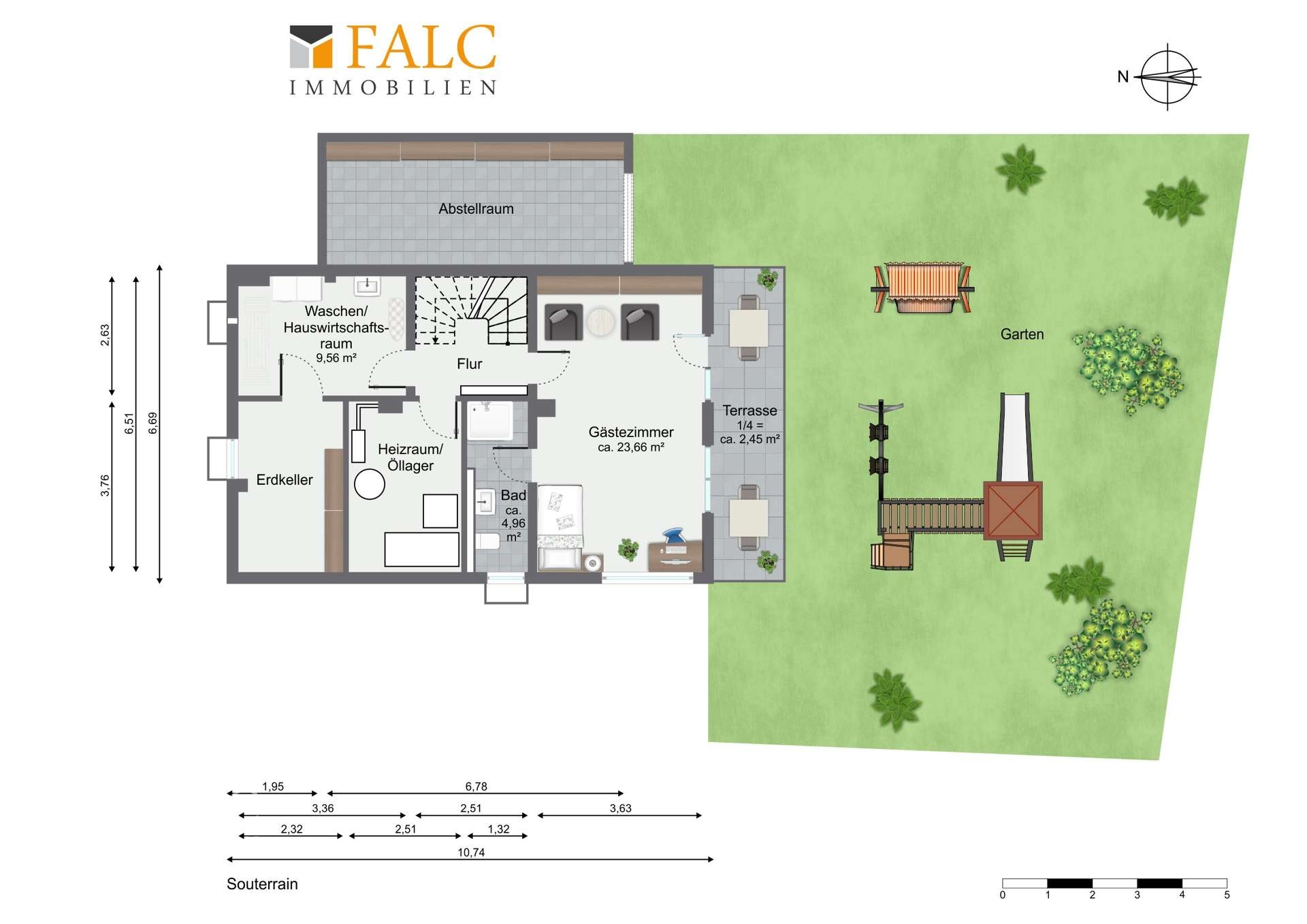 Elegant mit viel Platz - FALC Immobilien – Langenbrettach – Vorschaubild 24
