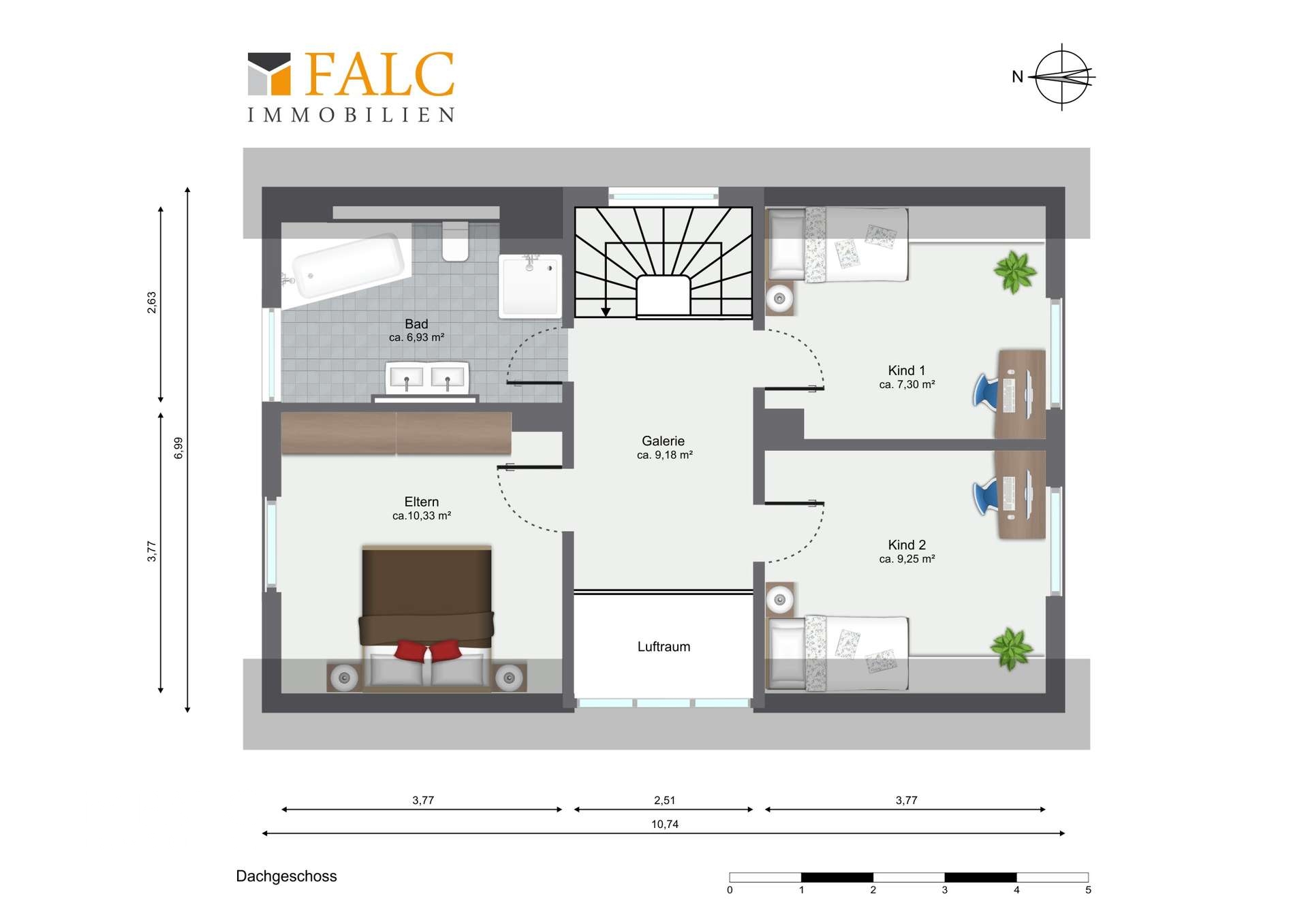 Elegant mit viel Platz - FALC Immobilien – Langenbrettach – Vorschaubild 25