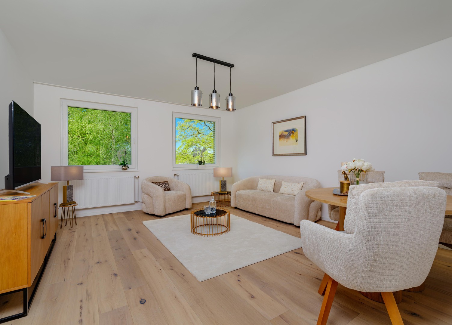 Frisch sanierte 3-Zimmer-Wohnung mit Loggia in Hamburg-Sasel