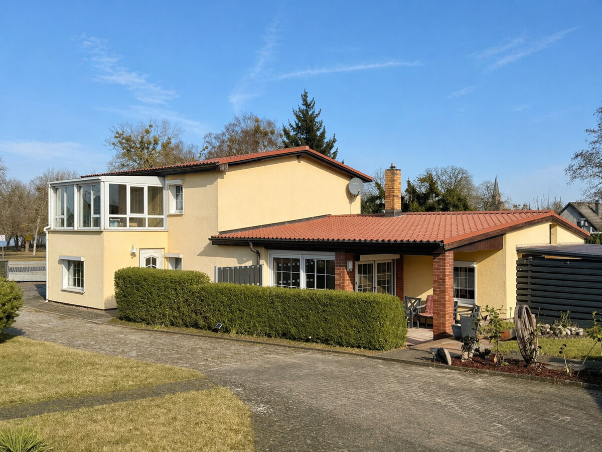 HORN IMMOBILIEN ++ Einfamilienhaus mit Einliegerwohnung und Seeblick in Friedland – Friedland – Vorschaubild 9