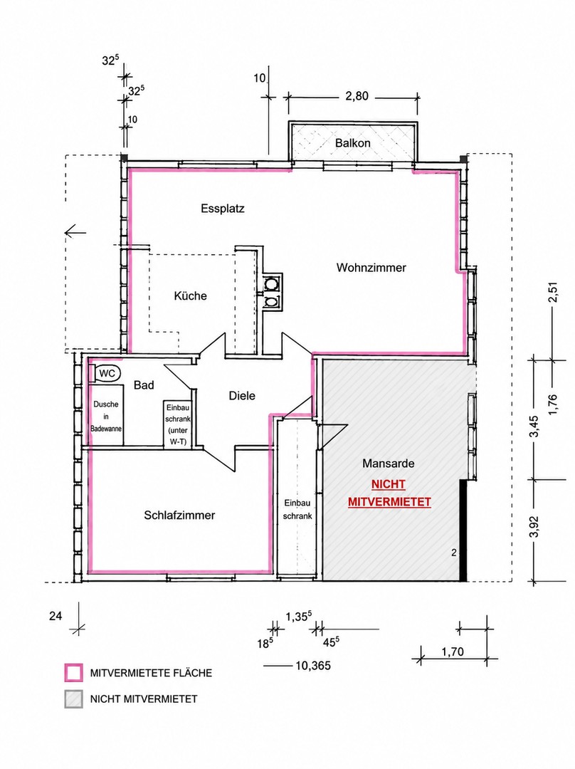 Lichtdurchflutete 2-Zimmer-Wohnung mit Einbauküche in 2-Familienhaus – Köln – Vorschaubild 12