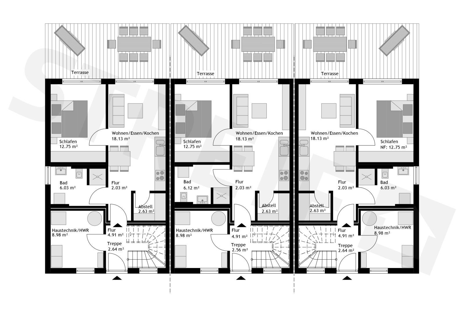 Mehrfamilienhaus mit 9WE, Schlüsselfertig und QNG Förderfähig – Pfaffing – Vorschaubild 4