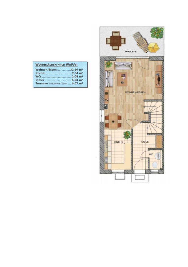 Neuwertiges Reiheneckehaus (Erstbezug 2011) in Buchloe von Privat zum Kauf – Buchloe – Vorschaubild 9