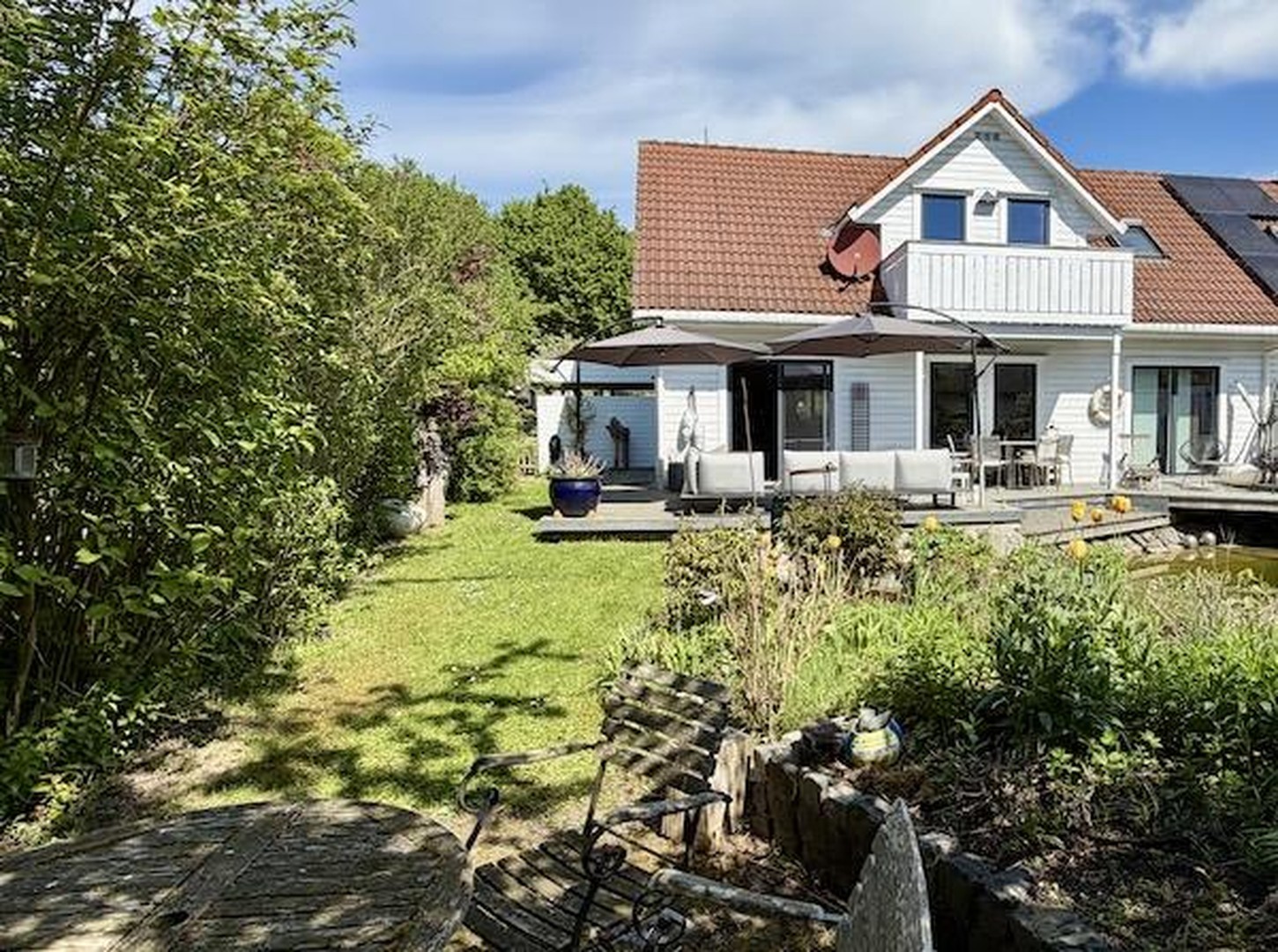Charmantes norwegisches Holzhaus mit Schwimmteich und traumhaftem Naturgarten – Gerolsbach – Vorschaubild 5