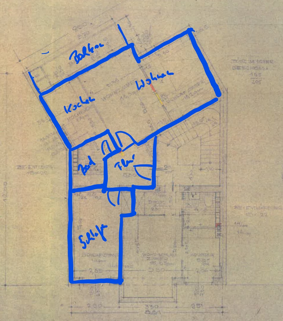 Renovierte 2-Zimmer-Wohnung mit Balkon, Aufzug & Einbauküche in zentraler Lage von Düsseldorf – Düsseldorf – Vorschaubild 11