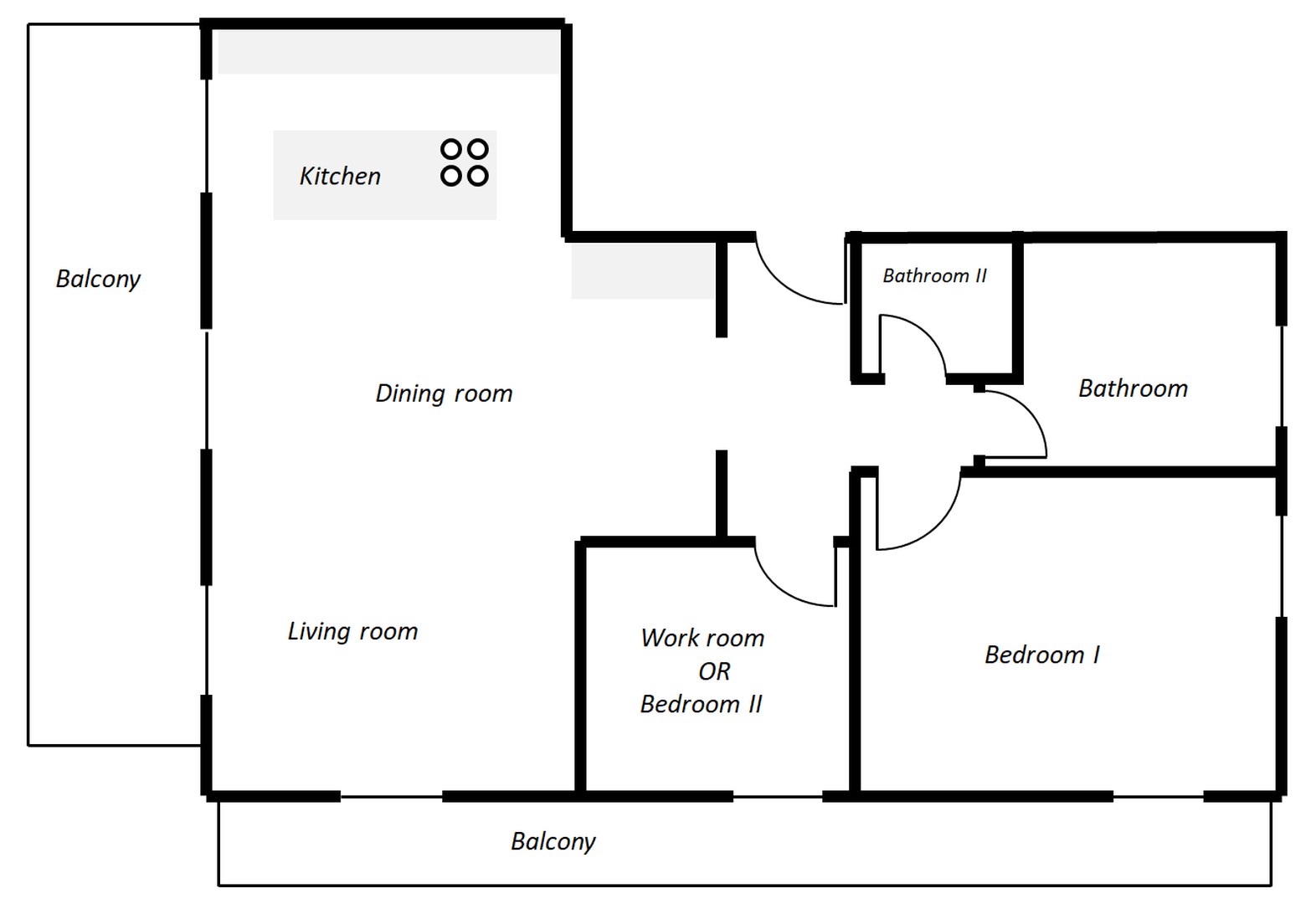 Penthouse appartment mit großer Dachterasse (möbliert) – Berlin – Vorschaubild 18