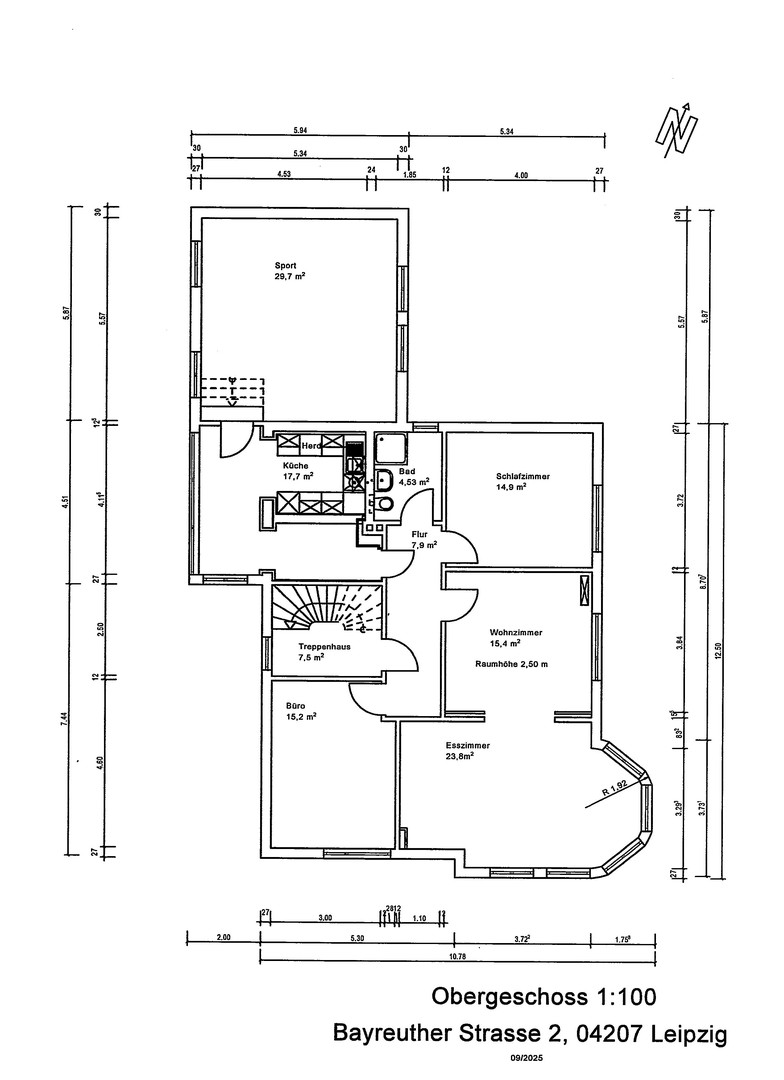 Mehrfamilienhaus, Wohn- und Investitionsobjekt mit Entwicklungspotenzial, provisionsfrei, leer – Leipzig – Vorschaubild 13