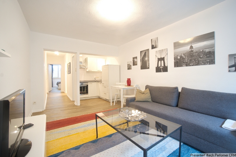Neu möblierte 2-Zimmer-Wohnung mit Terrasse und Internetzugang im Stadtteil Pempelfort. am Hofgarten. – Düssedorf – Vorschaubild 4