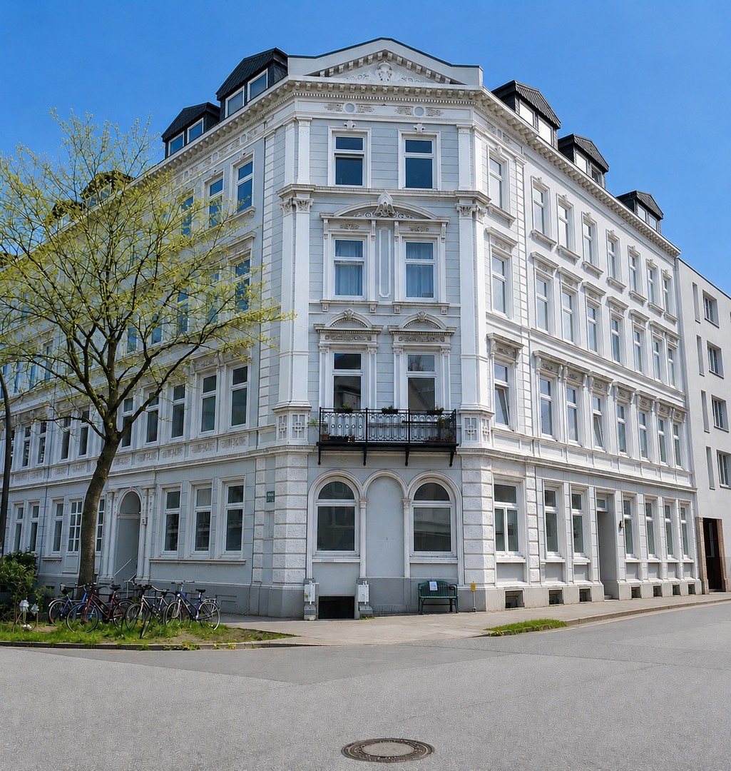 Stilvolle Jugendstil-Altbauwohnung in Hamburg-Rotherbaum