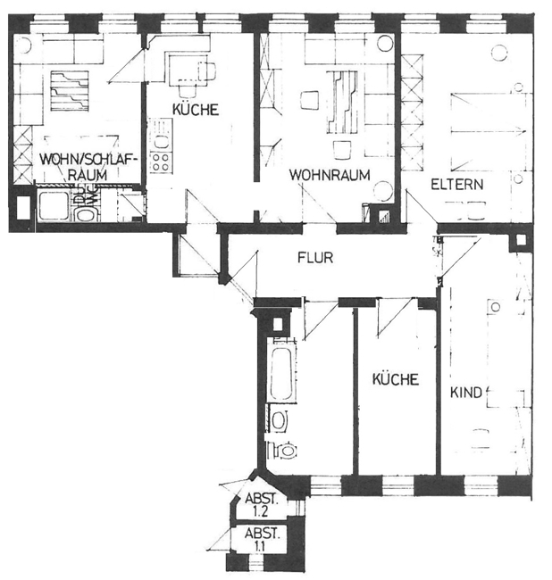 +++5 Zimmer-Wohnung mit zwei Bädern im sanierten Altbau+++ – Leipzig / Volkmarsdorf – Vorschaubild 20