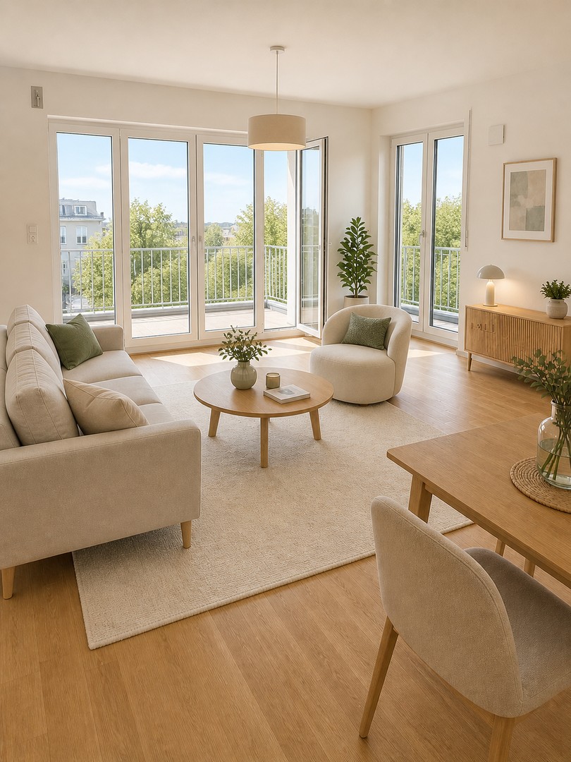 Neubau-Erstbezug in Toplage! Hochwertige Wohnung mit Einbauküche!