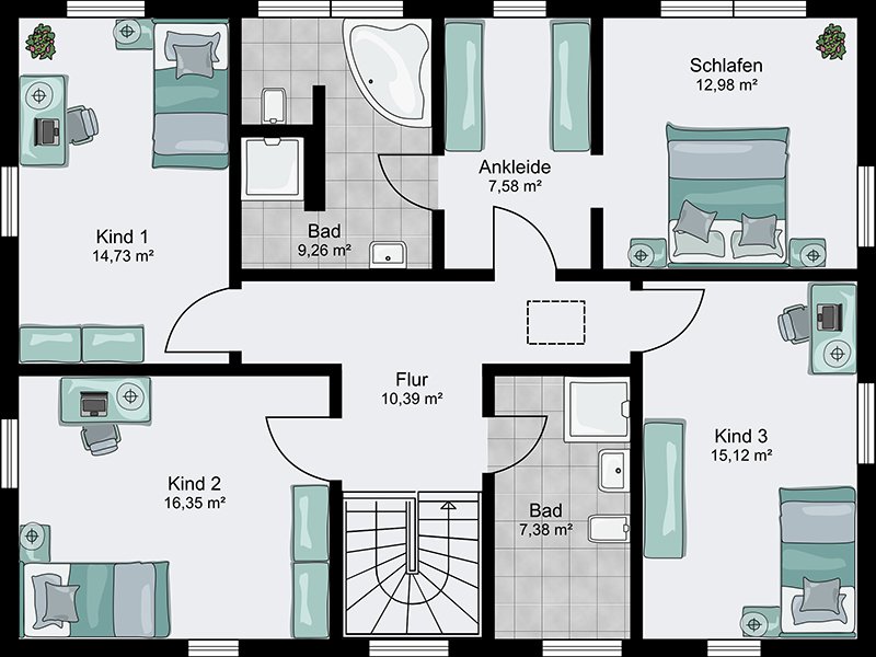 Traumhaus mit Einliegerwohnung inkl. Grundstück! – Plech – Vorschaubild 4