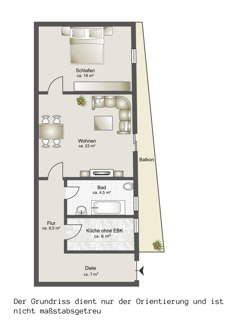 Nähe Hauptbahnhof: Großzügige 2-Zimmer-Wohnung – München – Vorschaubild 21