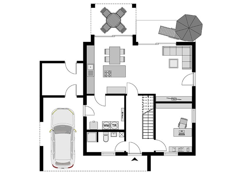 Perfekte Stadtvilla inkl. Grundstück – Glashütten – Vorschaubild 3