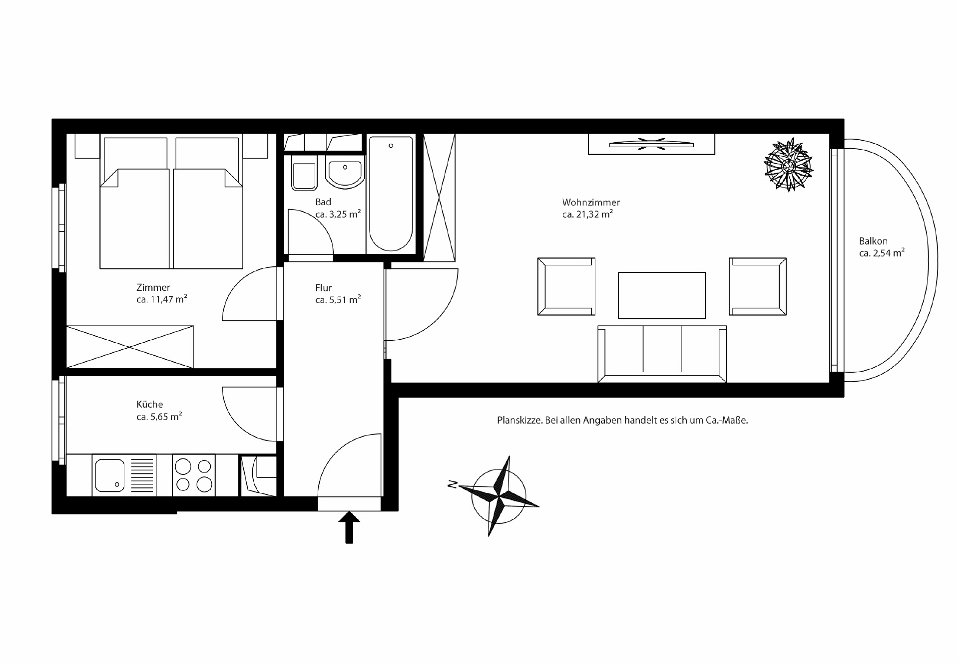 AIGNER - Top-Lage Gern: 2-Zimmer-Wohnung mit Südbalkon im Dantepark – München – Vorschaubild 8