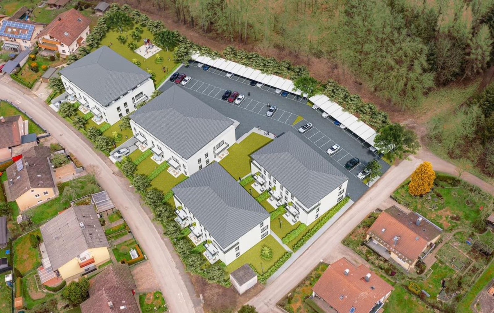 Ideal für Paare 50+ - 2-Zi Wohnung m. Garten - KFW 40 NH – Bad Griesbach im Rottal – Vorschaubild 15