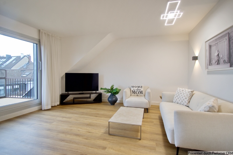 Hochwertig ausgestattete Designer-Wohnung mit großem Terrassenbalkon in Düsseldorf Oberkassel. – Düsseldorf – Vorschaubild 2