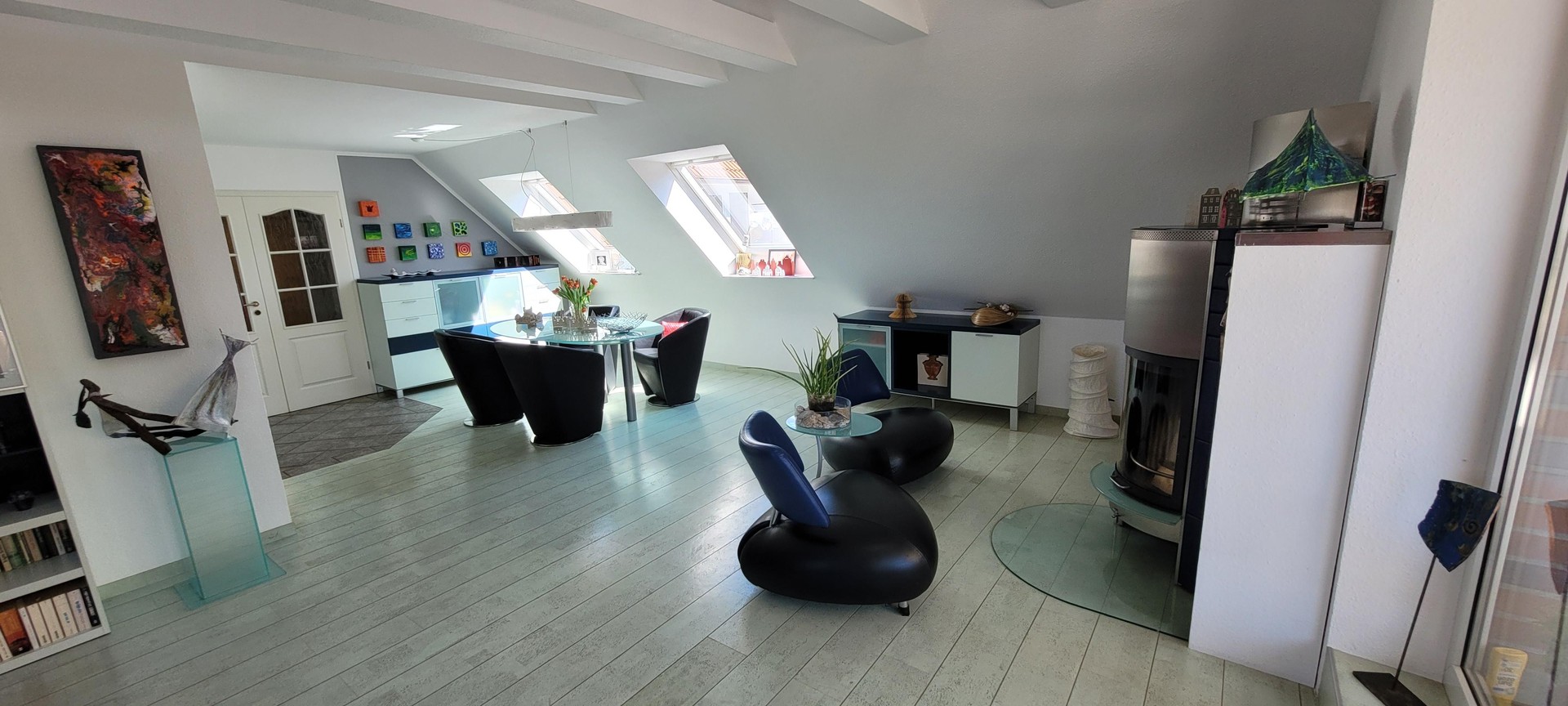 Penthouse-Whg mit Sauna & Kamin zum Wohlfühlen – Hamburg – Vorschaubild 4