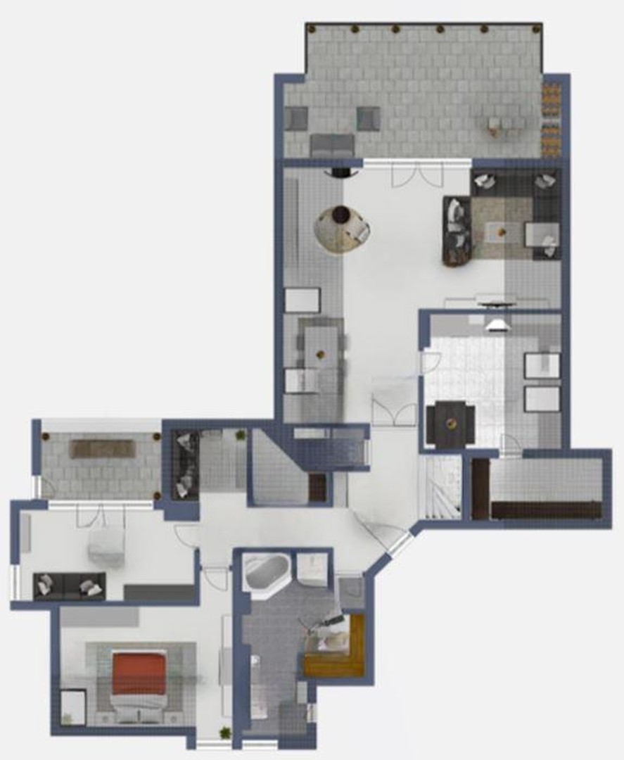 Penthouse-Whg mit Sauna & Kamin zum Wohlfühlen – Hamburg – Vorschaubild 24