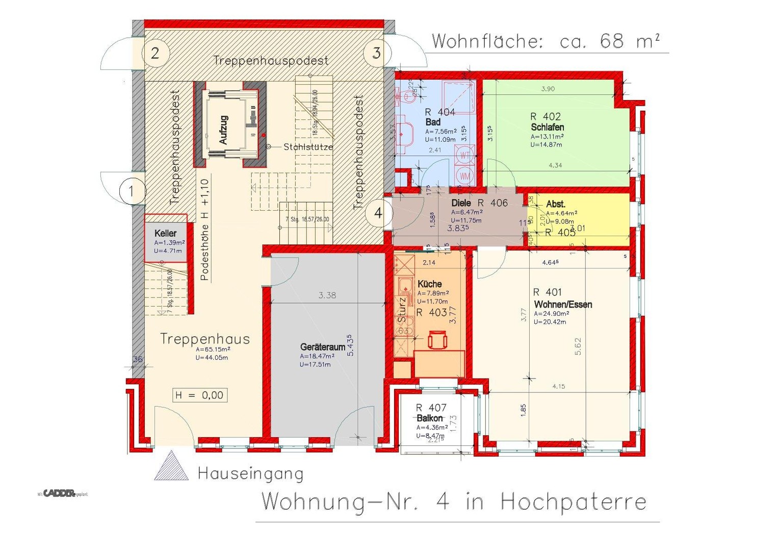 Hochpaterre Wohnen in der "Alte-Molkerei-Ditzum" – Jemgum – Vorschaubild 4