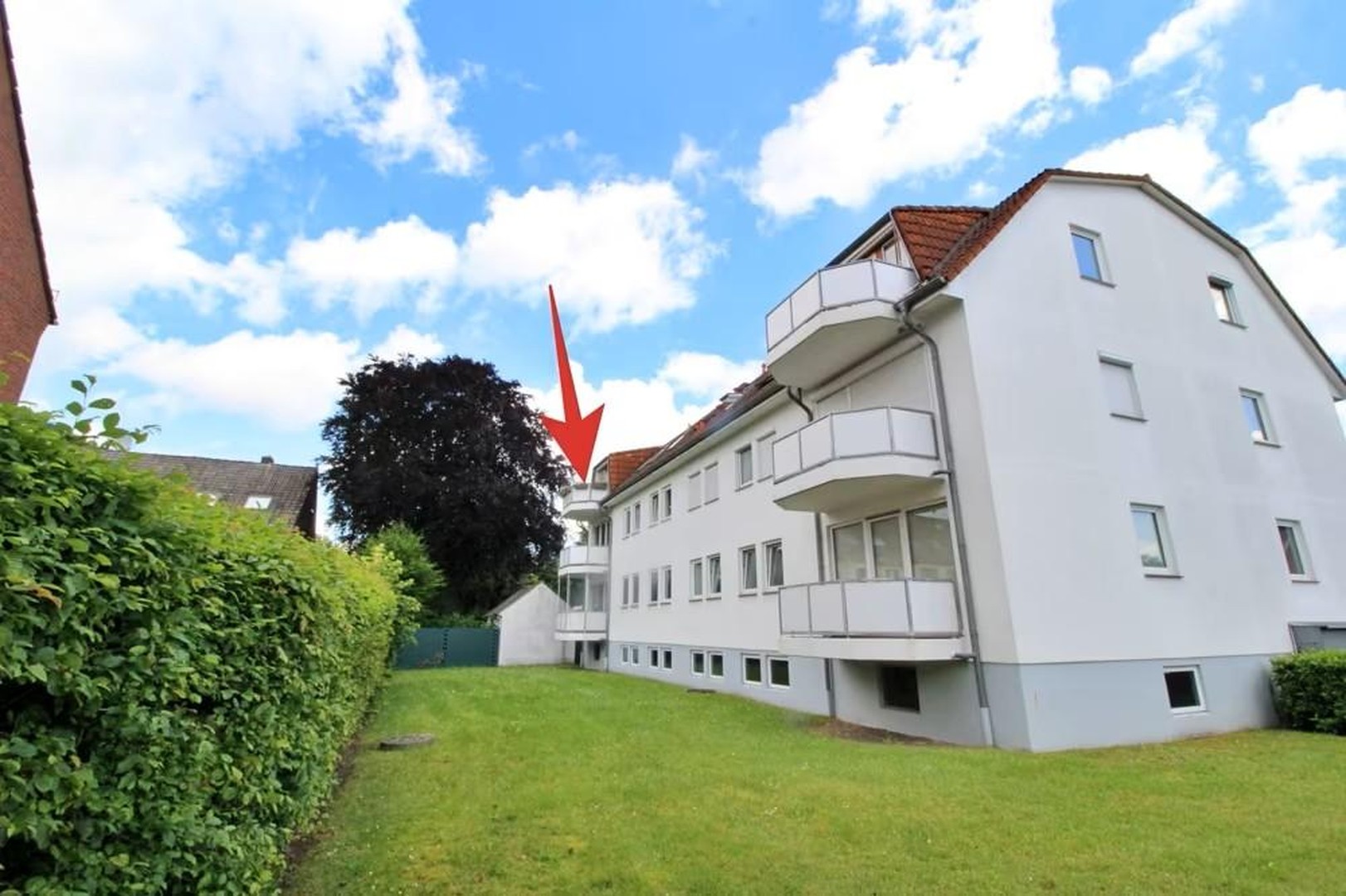 Helle 73qm 3-Zimmer-Wohnung nahe Mercedes, Rheinmetall, TKMS – Balkon, Büro & Tiefgarage