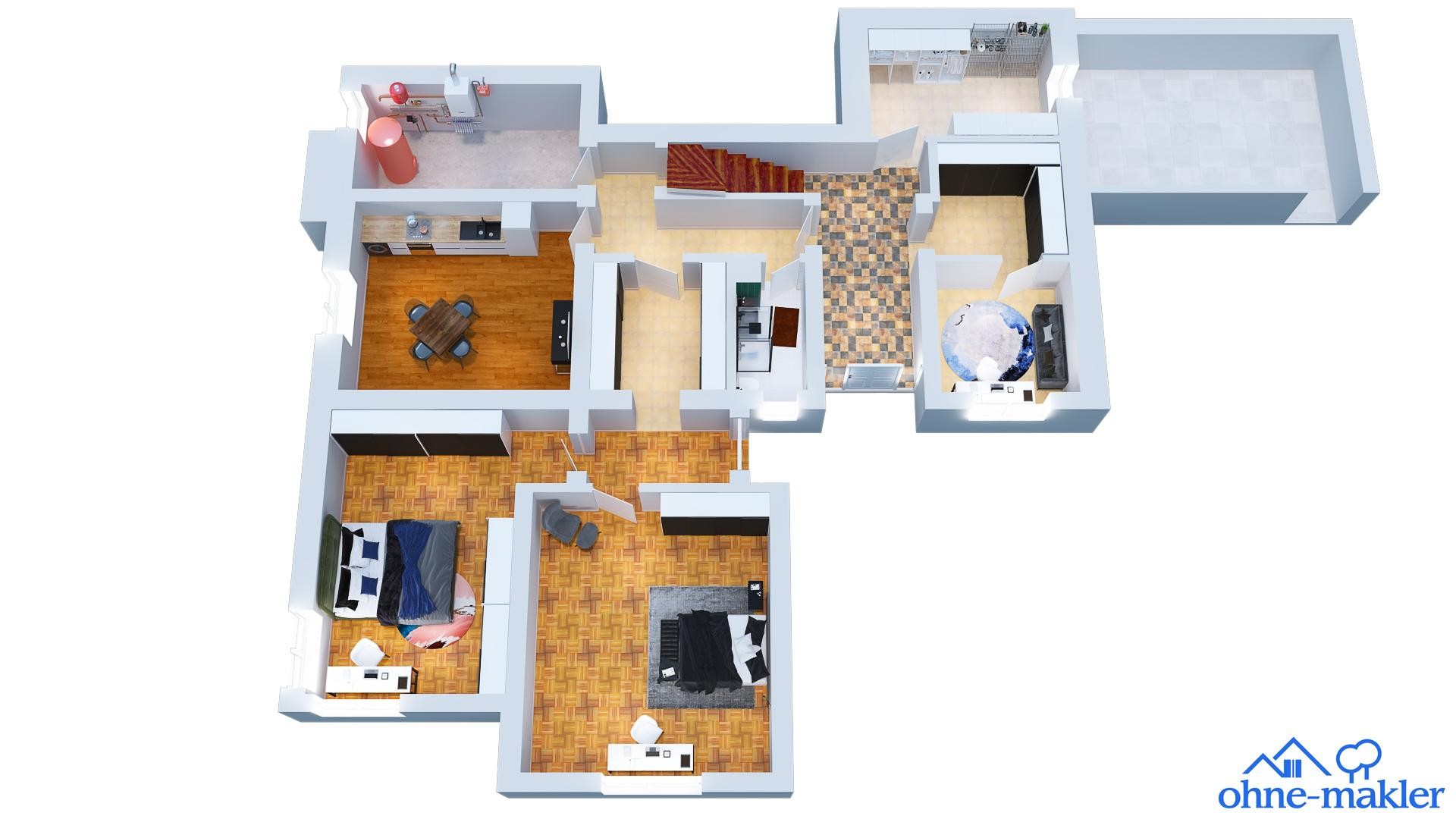 Attraktives Zweifamilienhaus in schöner Lage von Gaggenau mit großem Grundstück – Gaggenau – Vorschaubild 16