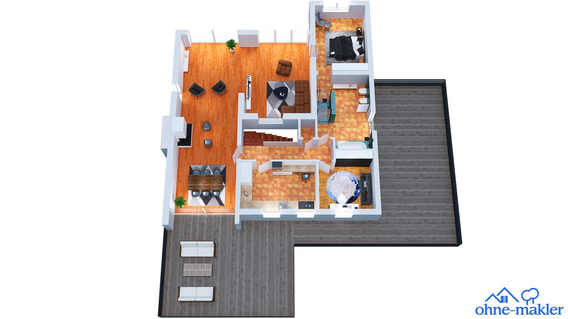 Attraktives Zweifamilienhaus in schöner Lage von Gaggenau mit großem Grundstück – Gaggenau – Vorschaubild 17