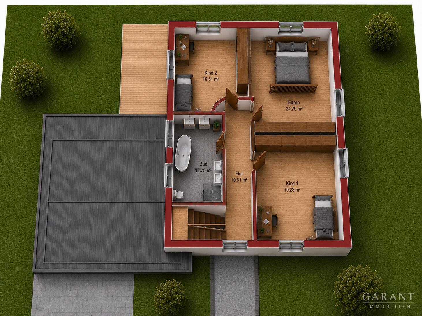 Exklusives Niedrigenergiehaus mit Traumgarten und stilvollen Wohnambiente! – Weißenhorn – Vorschaubild 28