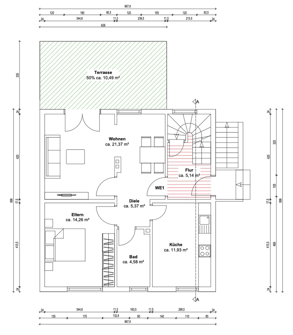 Familienhaus in Lünen-Wethmar – flexibel als Ein-, Zwei- oder Dreifamilienhaus – Lünen – Vorschaubild 25