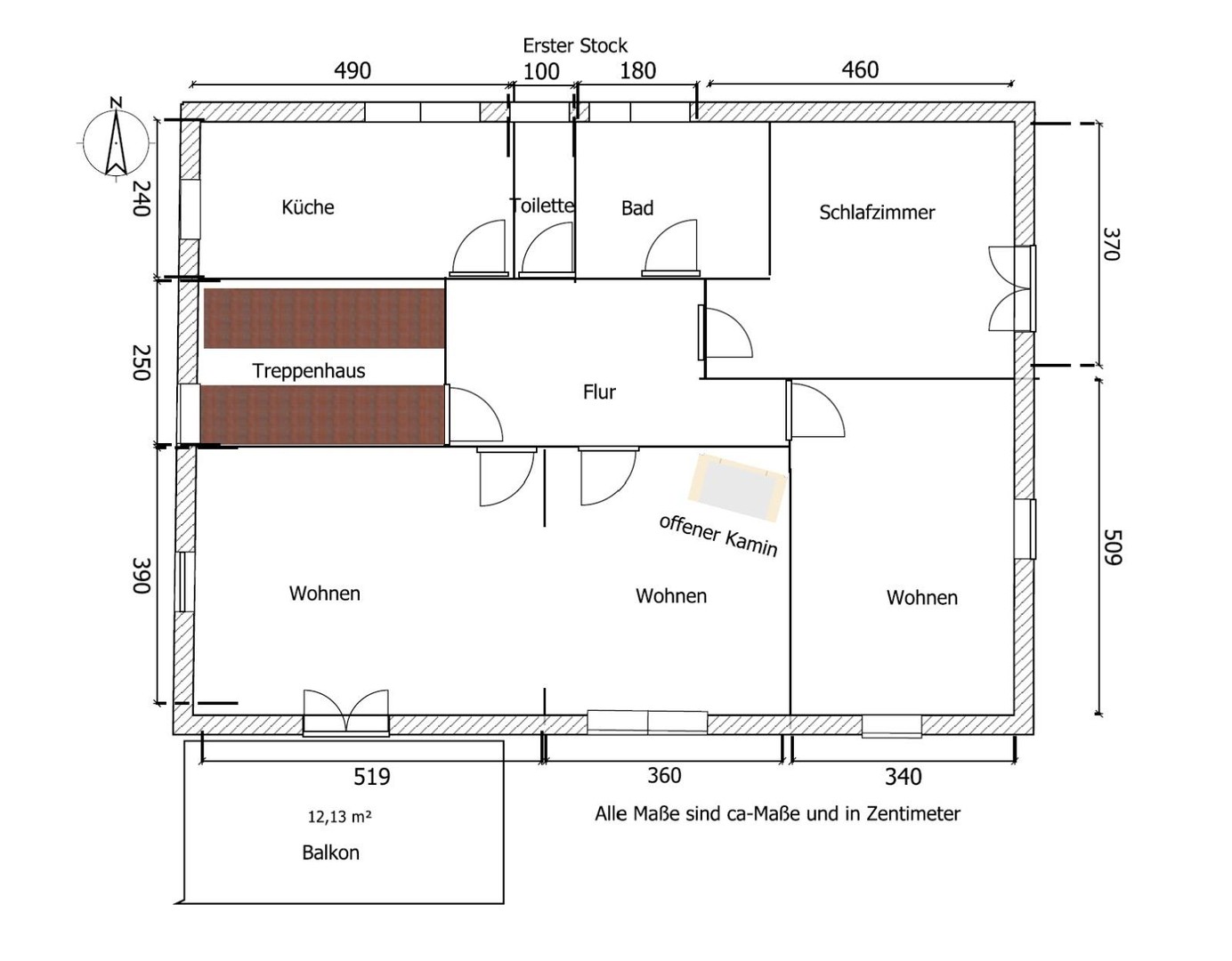 Erstbezug nach Kernsanierung: Wunderschöne 3,5-Zi-Wohnung mit Einbauküche, Kamin, Garten und mehr... – Stuttgart – Vorschaubild 11
