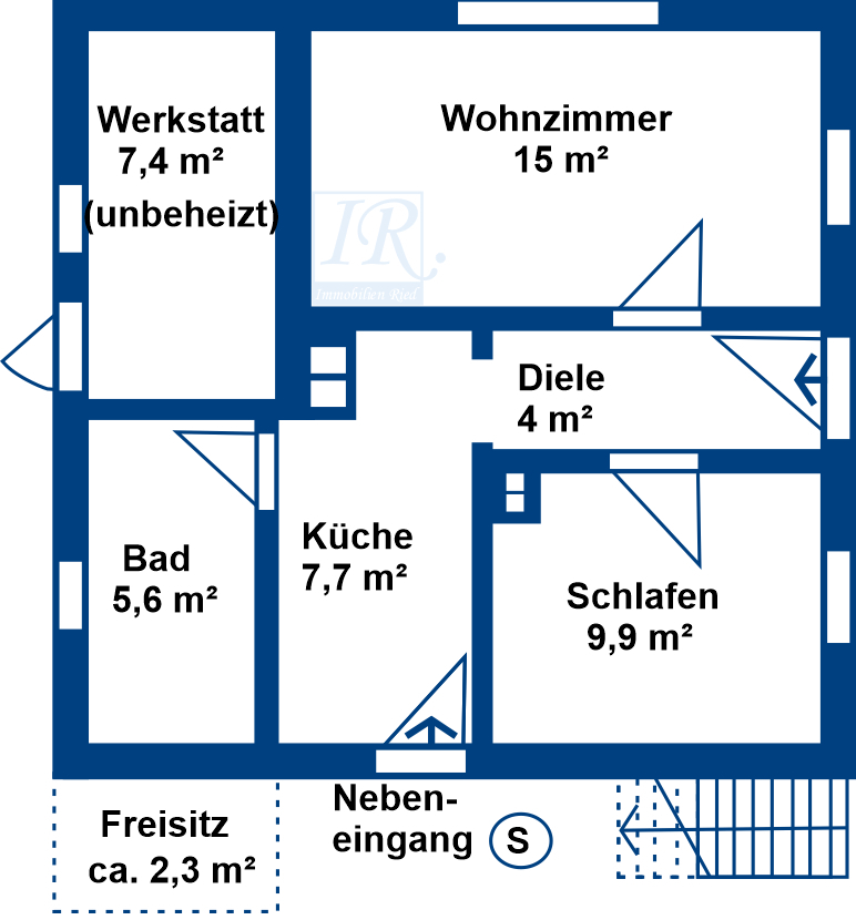 Kleines Häuschen mit ganz großem Grund in grüner Umgebung im schönen Inning am Ammersee – Inning am Ammersee – Vorschaubild 15