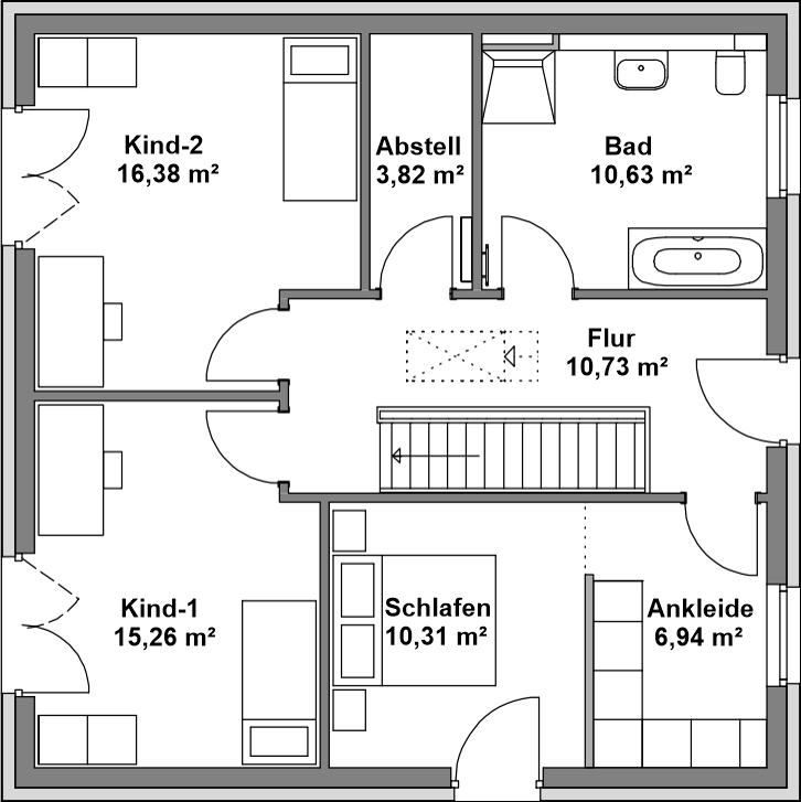 Neubau eines modernen EINFAMILIENHAUSES in grüner Umgebung im schönen Inning am Ammersee – Inning am Ammersee – Vorschaubild 10