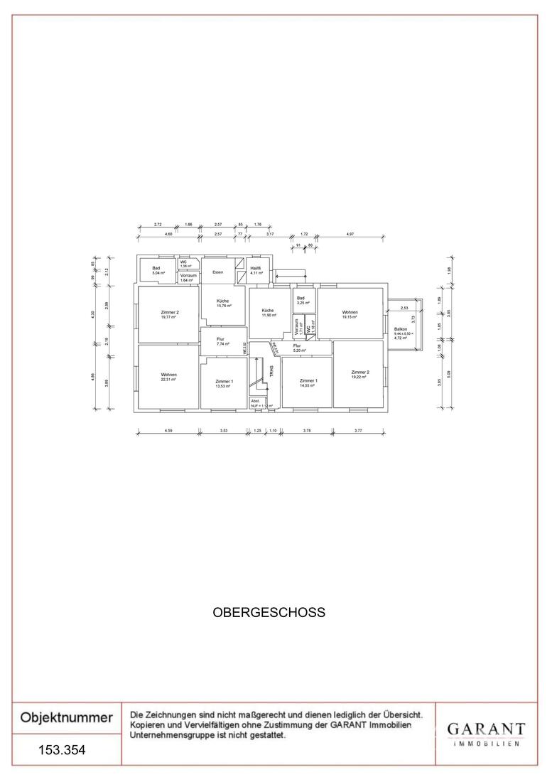 Voll vermietetes 4-Familienhaus auf ca. 1.296 qm Grundstück mit möglichem Entwicklungspotenzial! – Weinstadt – Vorschaubild 44