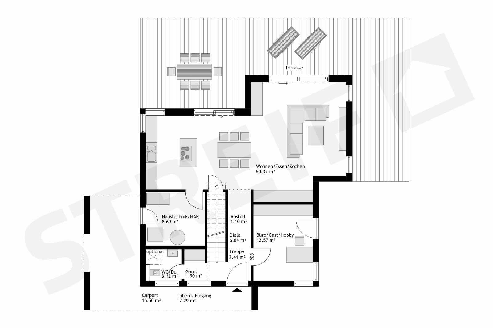 Stadtvilla Einfamilienhaus für Sie geplant – Vöhringen – Vorschaubild 2