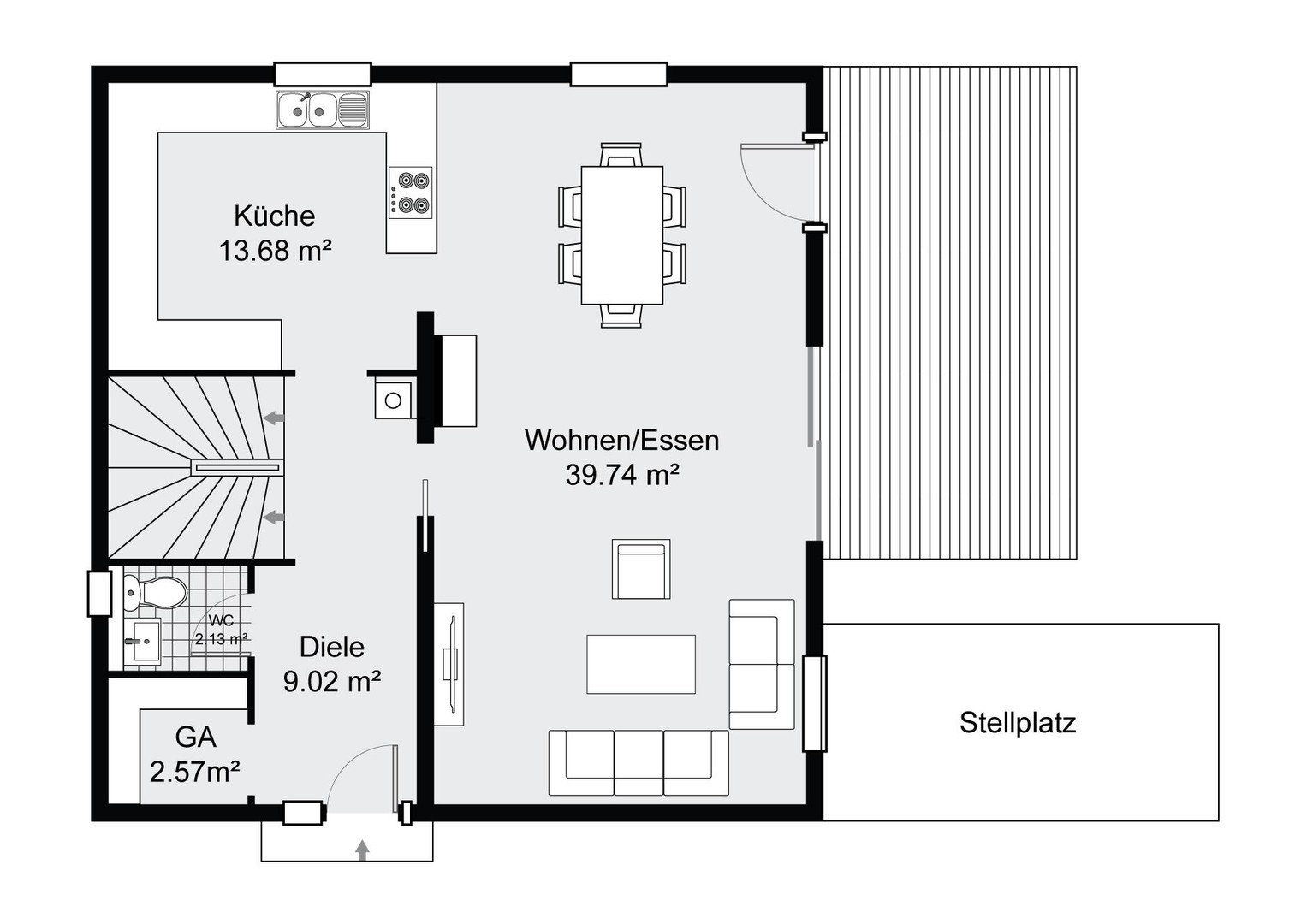 Gepflegtes, freistehendes Einfamilienhaus – Frechen – Vorschaubild 22