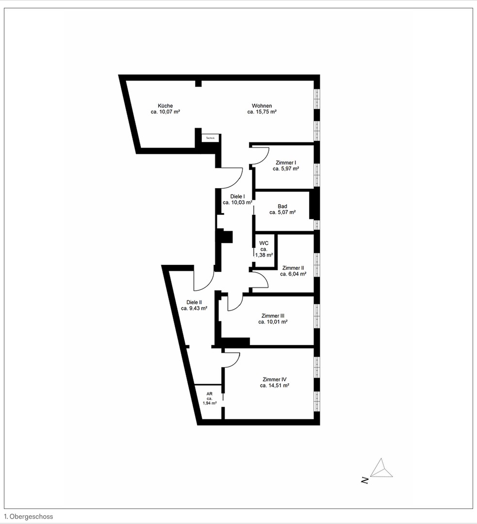 Prachtjuwel! Seltene Gelegenheit für einen Altbau in Top-Lage von Maxvorstadt – München – Vorschaubild 20