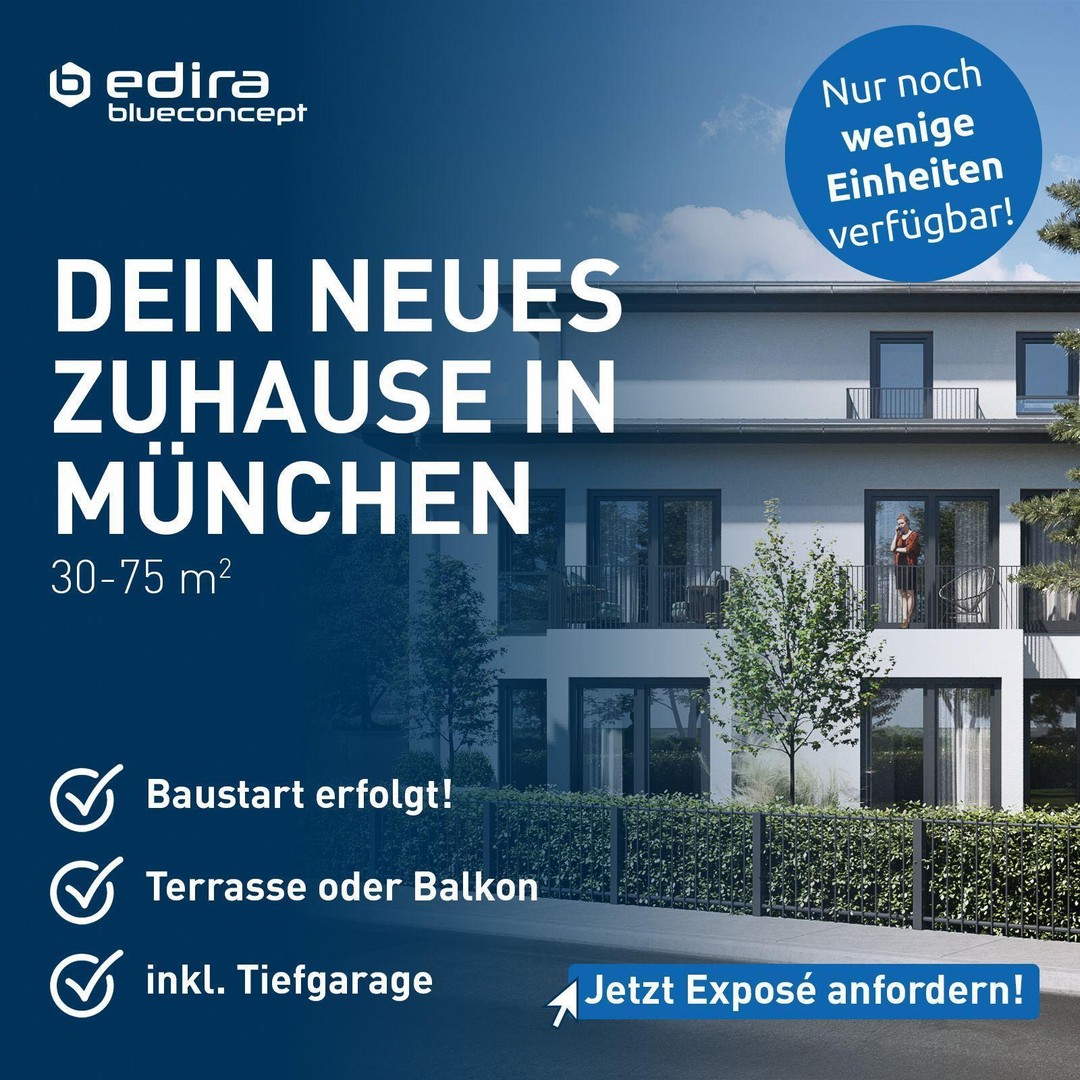 Neubau 2-Zi.-Wohnung mit/ohne Vermietungskonzept – München – Vorschaubild 3