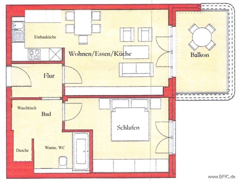 Neubau in Mitte - elegante MÖBLIERTE 2-Zi.-Wohnung mit großem Balkon – Berlin Mitte – Vorschaubild 28