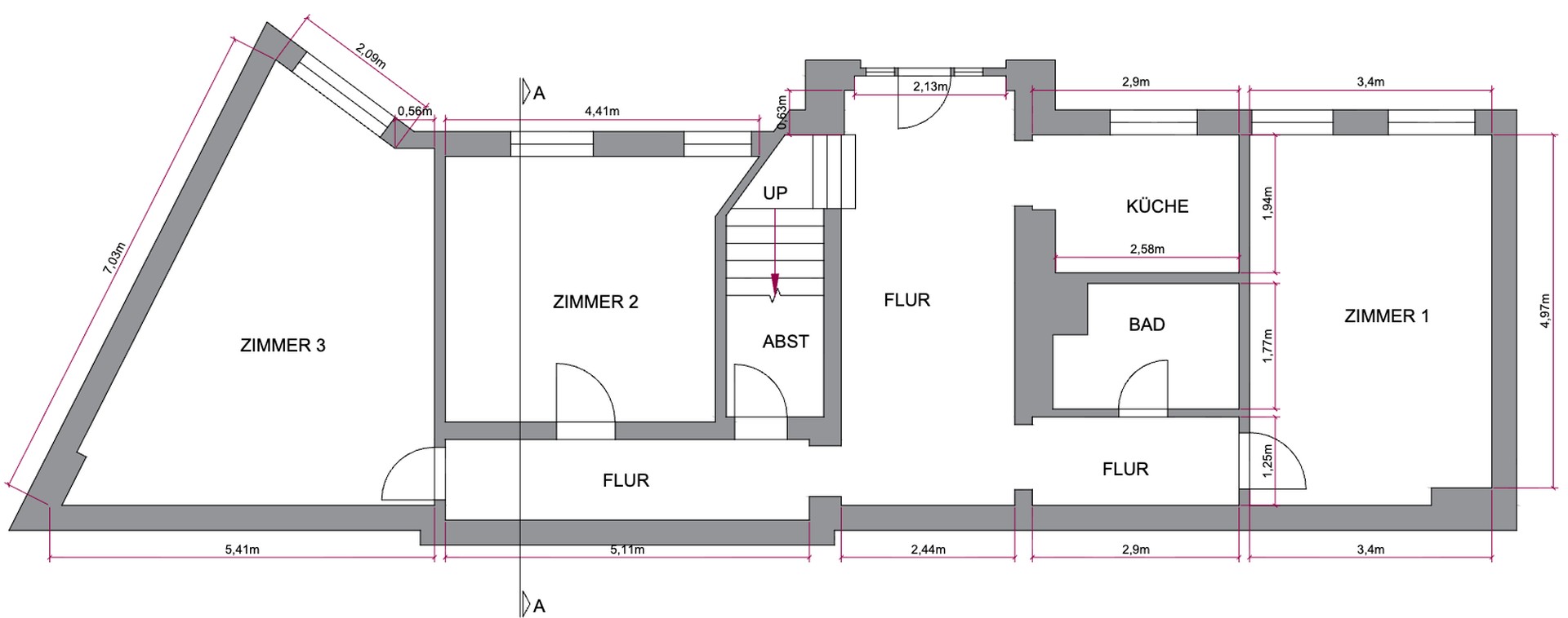 Urbanes Dachgeschoss-Loft über zwei Etagen direkt am Ostkreuz – Berlin – Vorschaubild 17